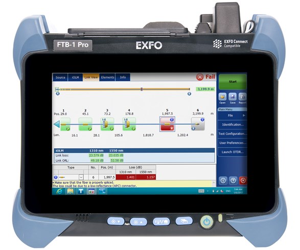 EXFO(爱斯福) FTBx-735C - 城域网/PON FTTx/MDU 光时域反射仪OTDR 2