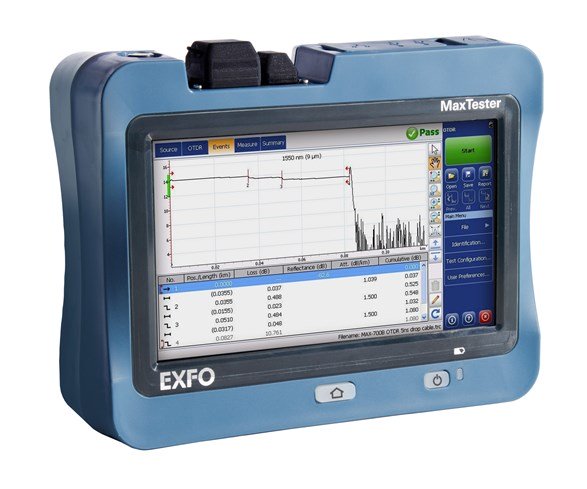EXFO MaxTester 730C - Máy đo phản xạ miền thời gian quang OTDR PON/METRO 1